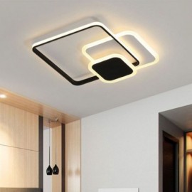 Square Frames Flush Mount Decorative Ceiling Light