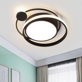 Contemporary Circular Flush Mount Ceiling Light