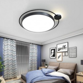 Simple Style Round Flush Mount Light Fixture Acrylic Ceiling Light