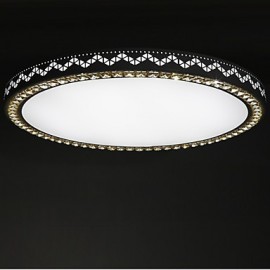 90~265V 36W Flush Mount Crystal / LED Modern/Contemporary Living Room/ Bedroom/ Dining Room/ Kids Room Metal Metal