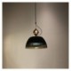 Pleated Skirt Glass Pendant Light Modern Minimalist Wrought Iron Small Ceiling Light