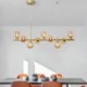 Pendant Light Modern Simple Magic Beans Molecular Wrought Iron Glass Ceiling Light