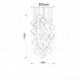 Creative Glass Pendant Light Pavilion Ceiling Light Lights