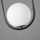 Modern Globe Pendant Light Glass Water Drop Pendant Lamp