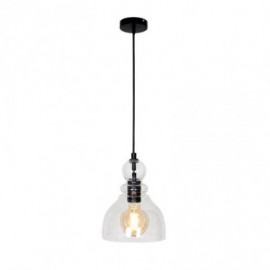 Modern Iron Pendant Light Gourd Glass Hanging Light