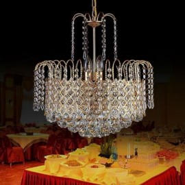 Luxury Crystal Chandelier Modern Elegant Pendant Light Study