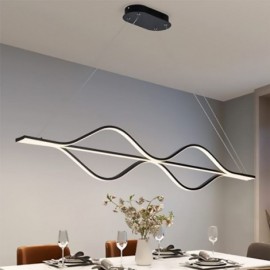 Pendant Minimalist Light Wave Ceiling Light