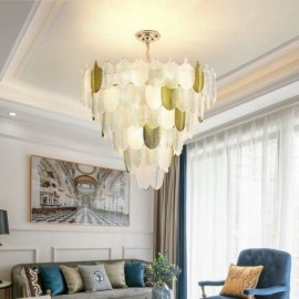 Crystal Elegant Leaf Pendant Light Ceiling Pendant Light