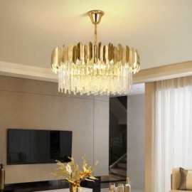 Gorgeous Pendant Light K9 Crystal Ceiling Light Lobby