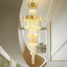 Modern Crystal Ceiling Light Fixture Pendant Lamp Dining Foyer