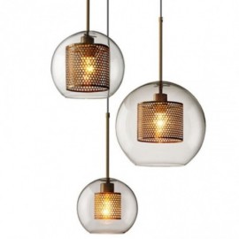 Minimalist Glass Cluster Pendant Light 3-Light Ceiling Light Kitchen Island