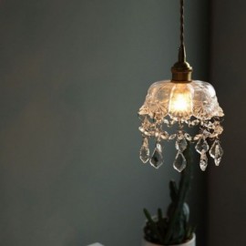 Elegant Glass Pendant Light Single Head Mini Pendant Light